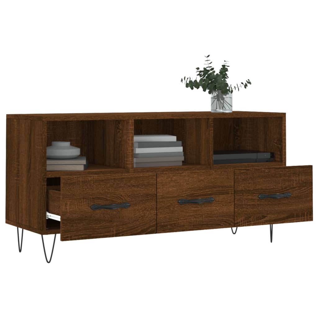 TV-Møbel Brun Eik TV-benk 102x36x50 cm