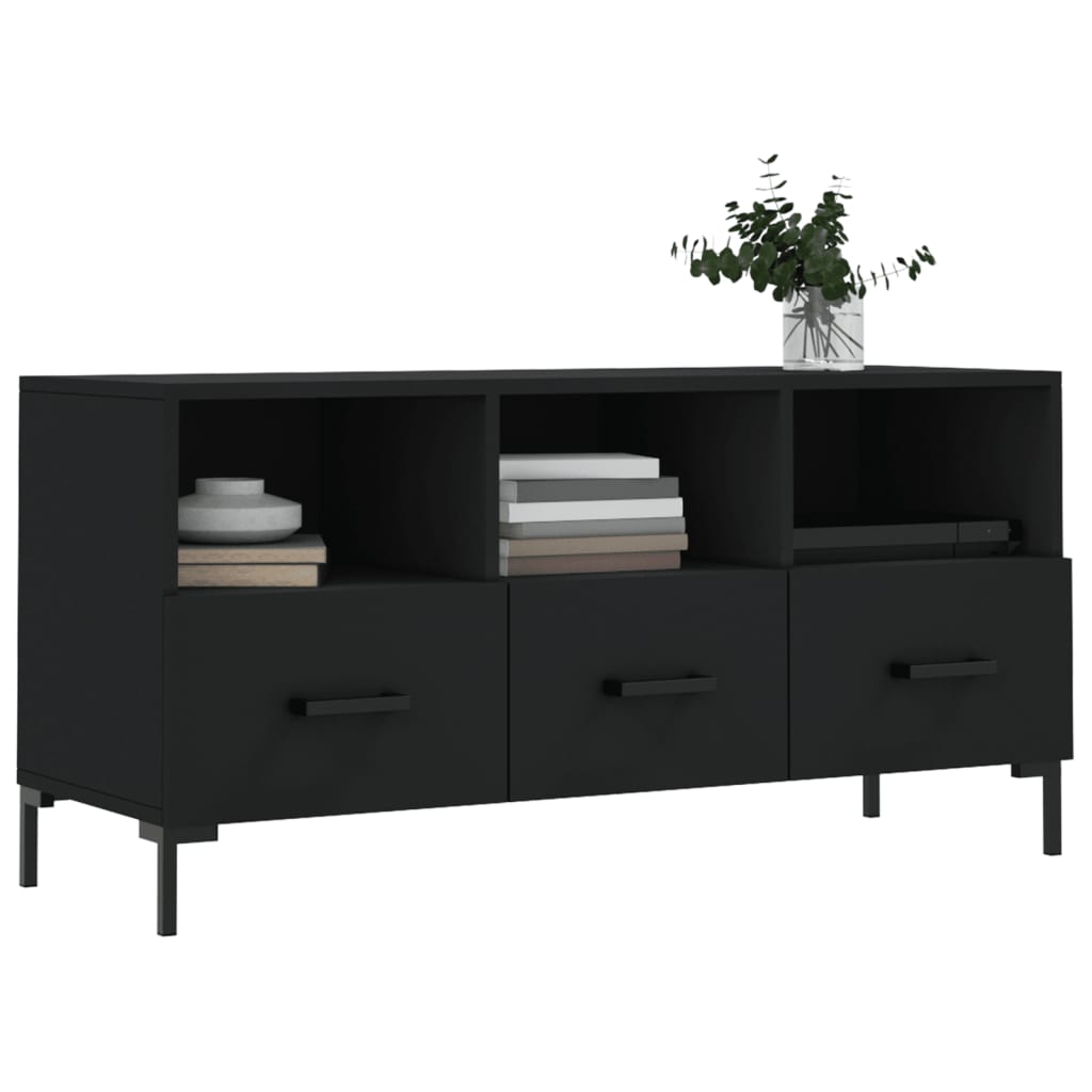 TV-Møbel Svart TV-benk 102x36x50 cm