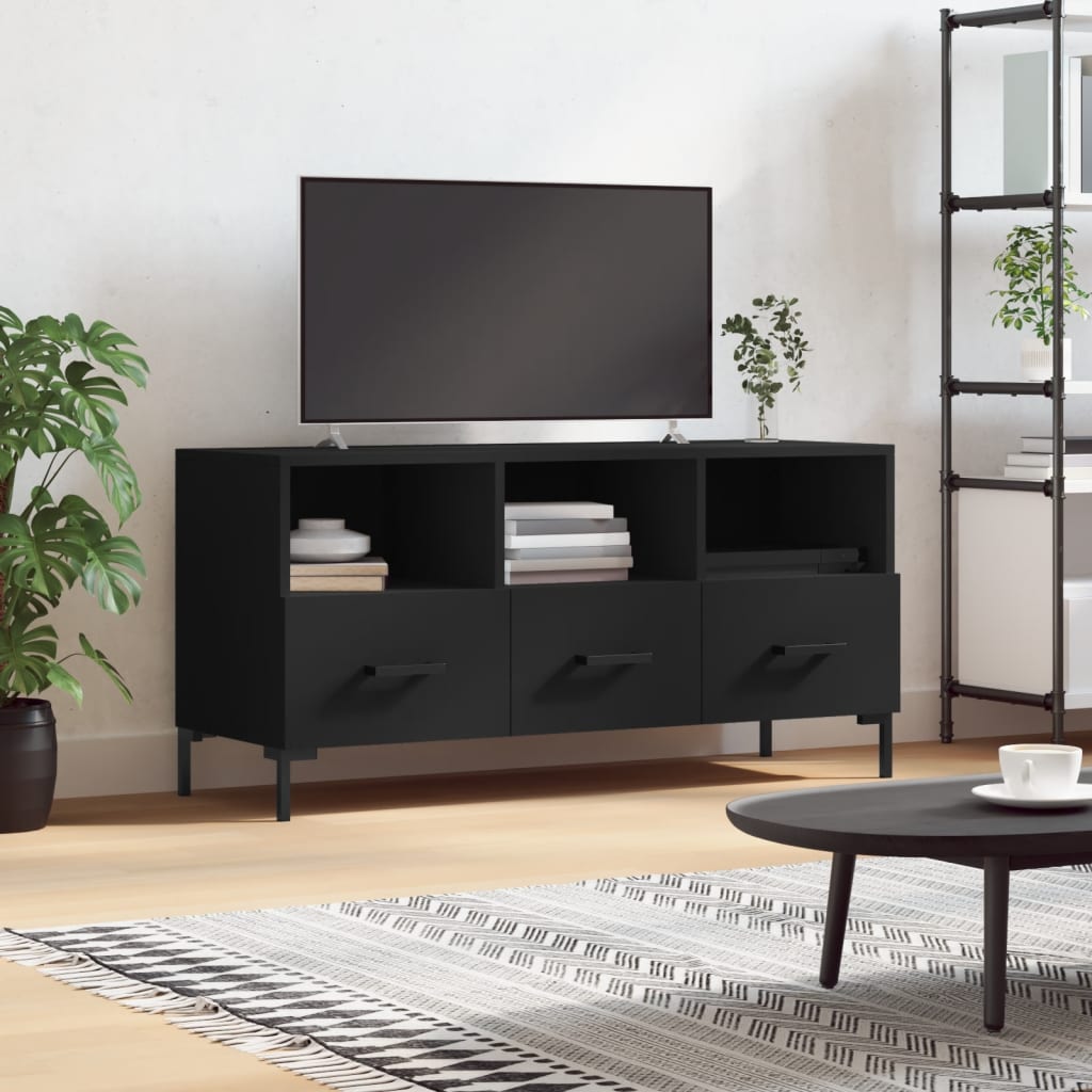 TV-Møbel Svart TV-benk 102x36x50 cm