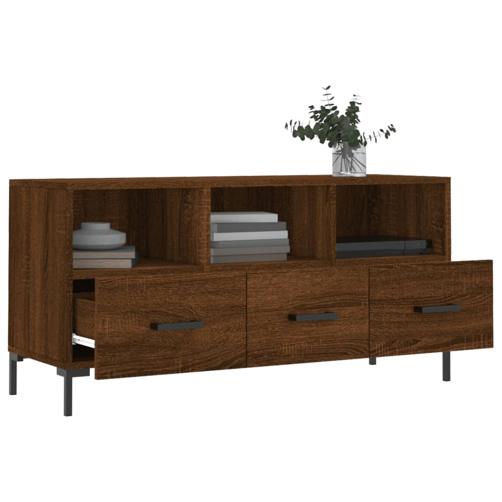 TV-Møbel Brun Eik TV-benk 102x36x50 cm