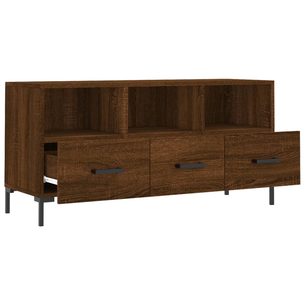 TV-Møbel Brun Eik TV-benk 102x36x50 cm