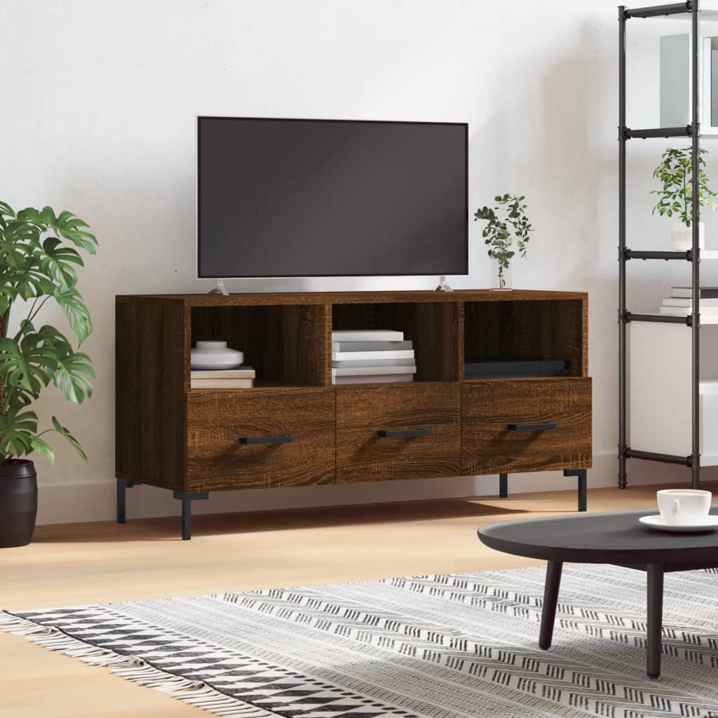 TV-Møbel Brun Eik TV-benk 102x36x50 cm