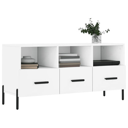 TV-Møbel Hvit TV-benk 102x36x50 cm