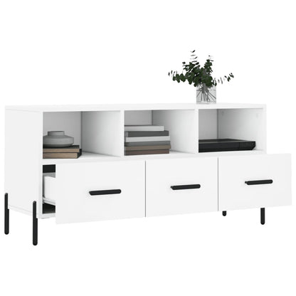 TV-Møbel Hvit TV-benk 102x36x50 cm