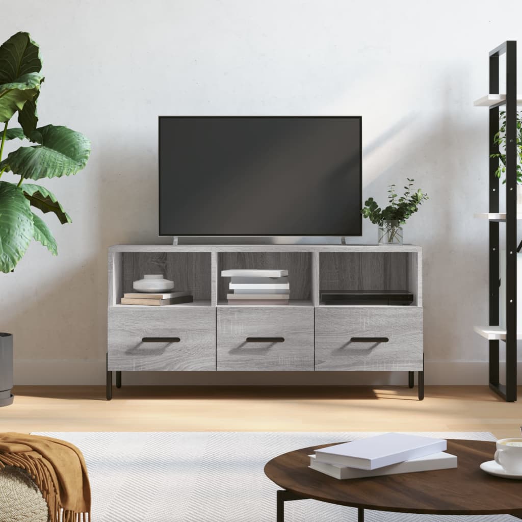 TV-Møbel Sonoma Grå Tv-benk 102x36x50 cm