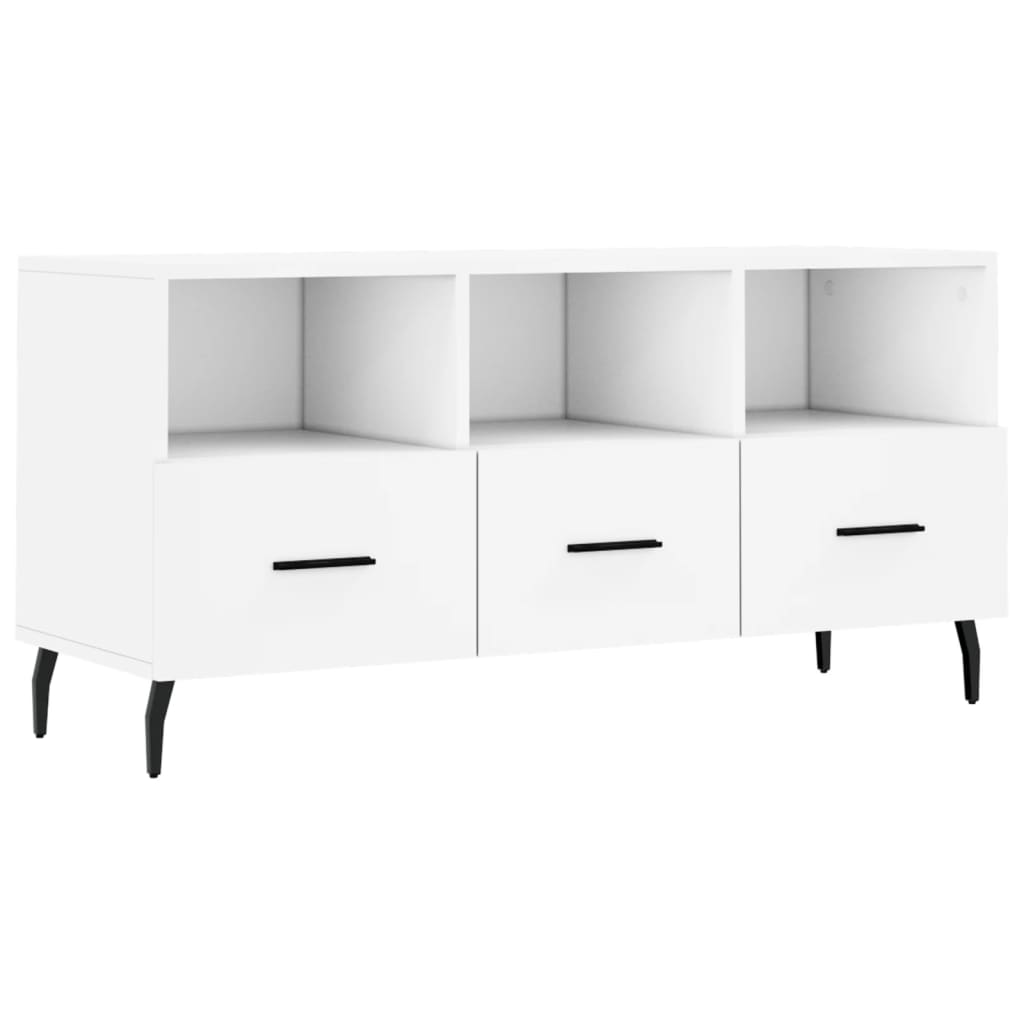 TV-Møbel Hvit TV-benk 102x36x50 cm