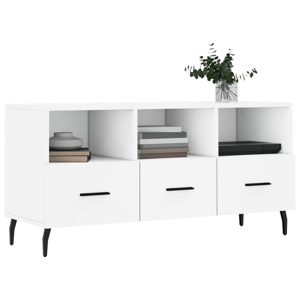 TV-Møbel Hvit TV-benk 102x36x50 cm