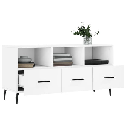 TV-Møbel Hvit TV-benk 102x36x50 cm