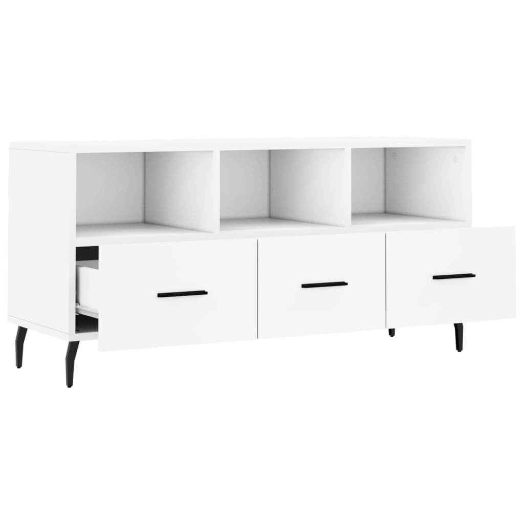 TV-Møbel Hvit TV-benk 102x36x50 cm