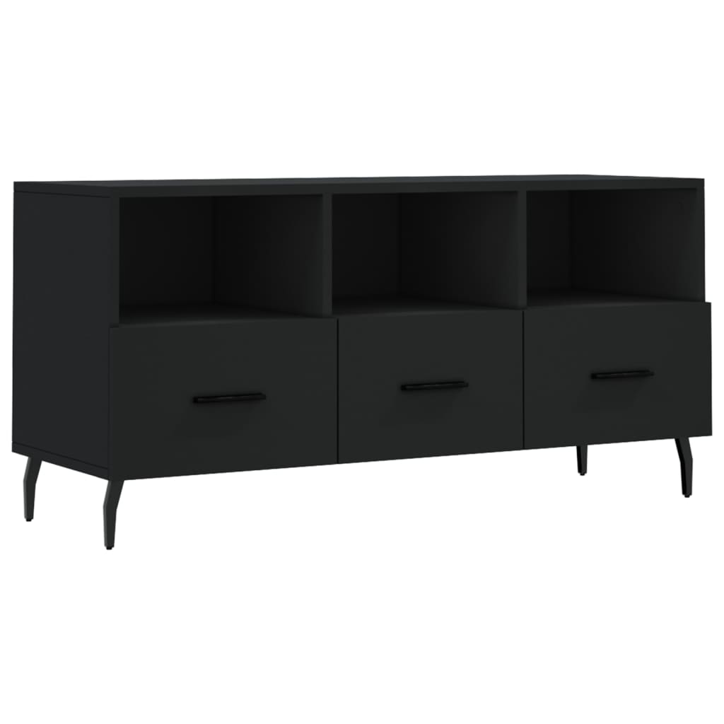 TV-Møbel Svart TV-benk 102x36x50 cm