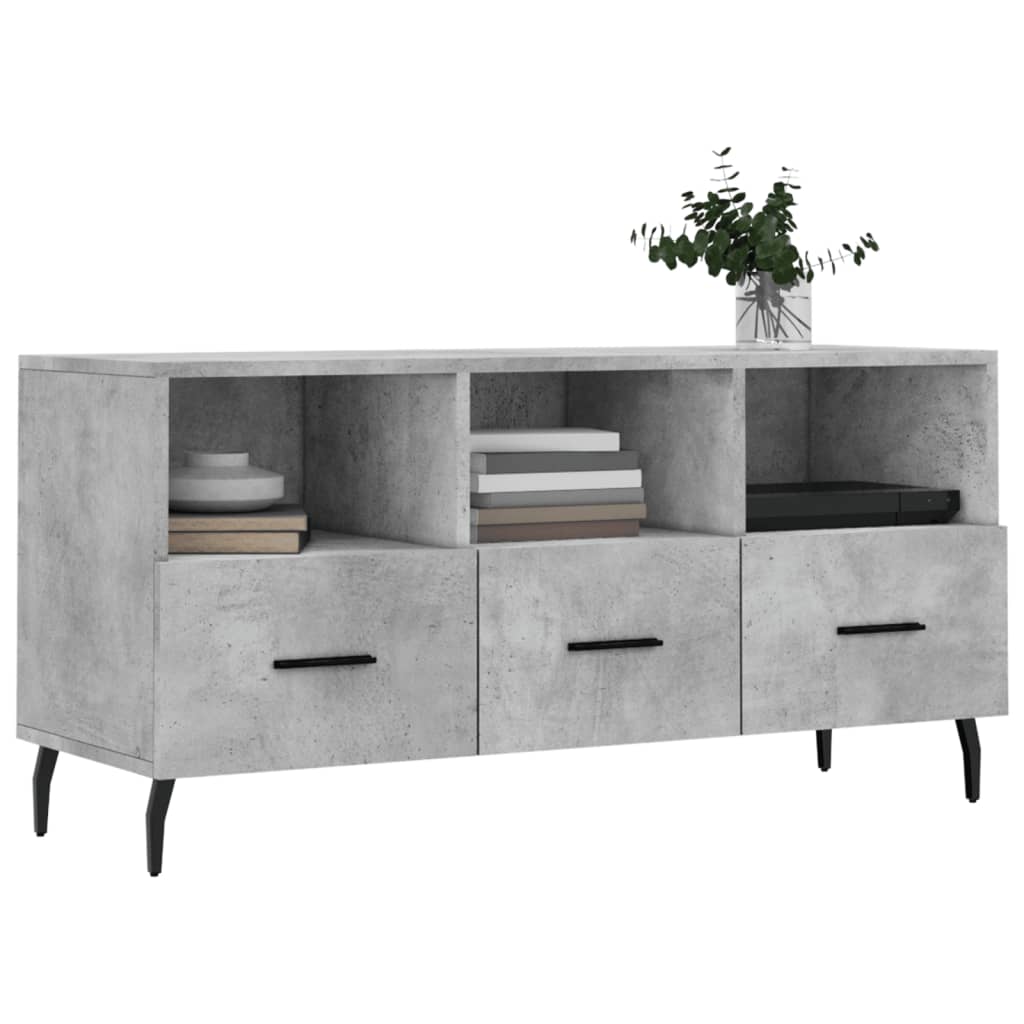 TV-Møbel Betonggrå TV-benk 120x35x48 cm
