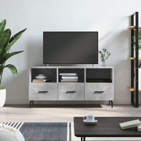 TV-Møbel Betonggrå TV-benk 120x35x48 cm