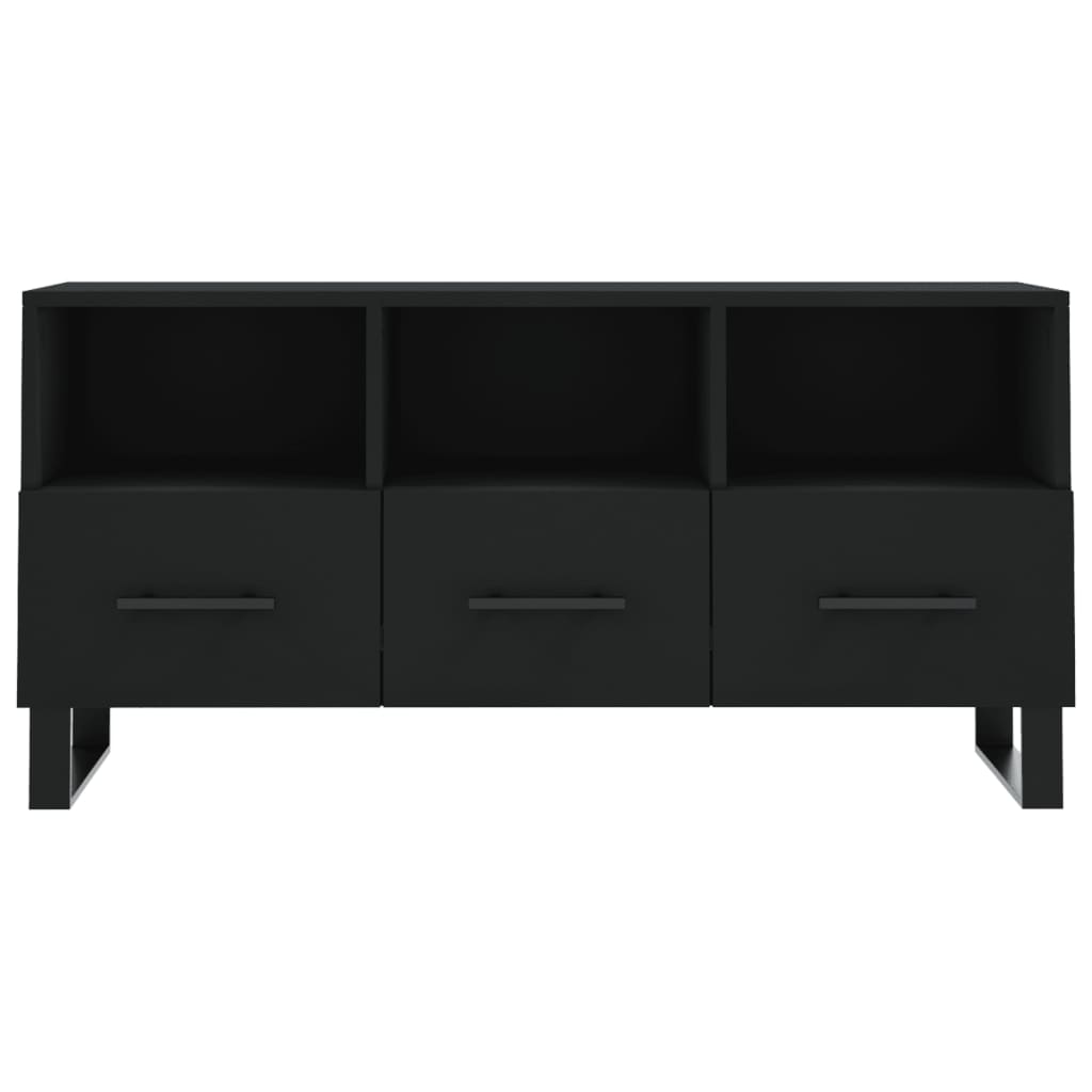 TV-Møbel Svart TV-benk 102x36x50 cm