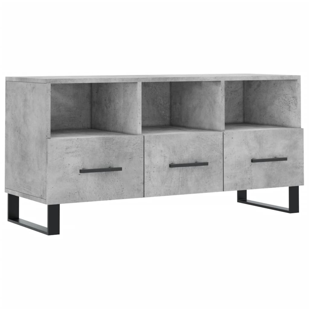 TV-Møbel Betonggrå Tv-benk 120x35x48 cm