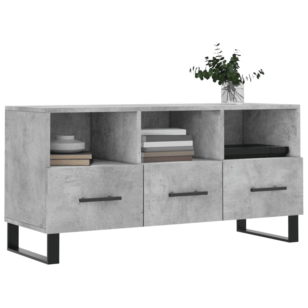 TV-Møbel Betonggrå Tv-benk 120x35x48 cm