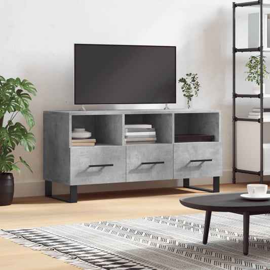 TV-Møbel Betonggrå Tv-benk 120x35x48 cm