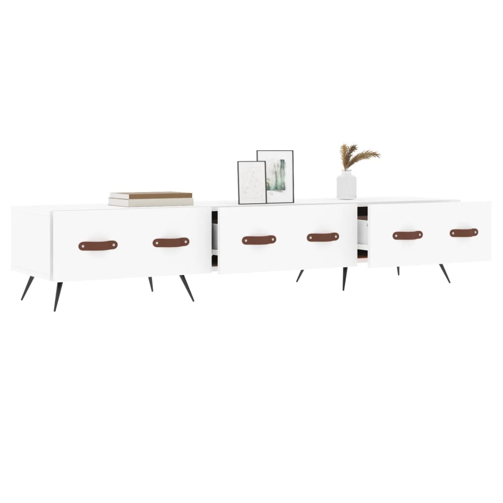TV-Møbel Hvit TV-benk 150x36x30 cm
