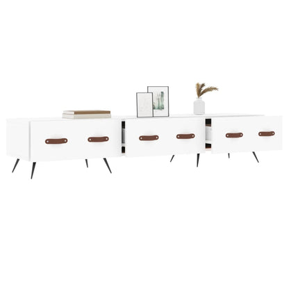 TV-Møbel Hvit TV-benk 150x36x30 cm
