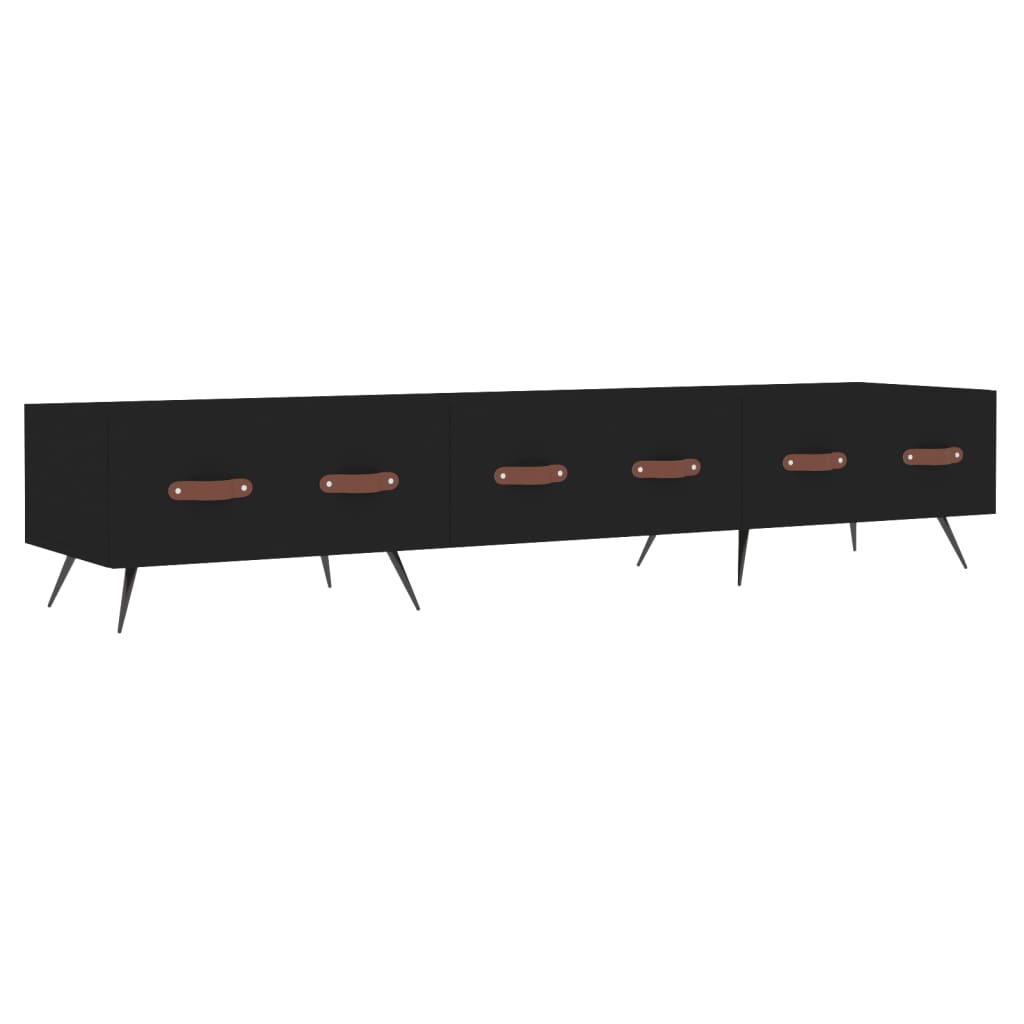 TV-Møbel Svart TV-benk 150x36x30 cm