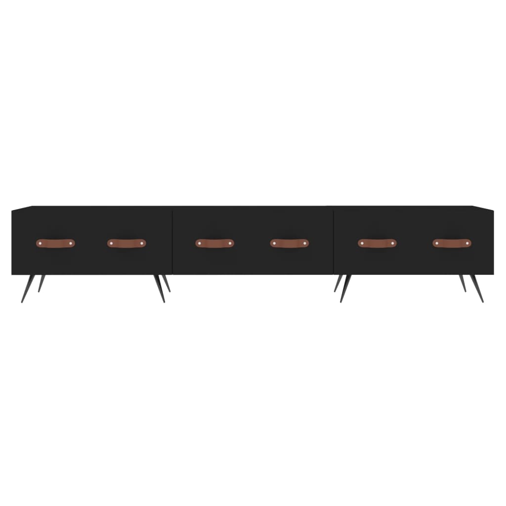 TV-Møbel Svart TV-benk 150x36x30 cm
