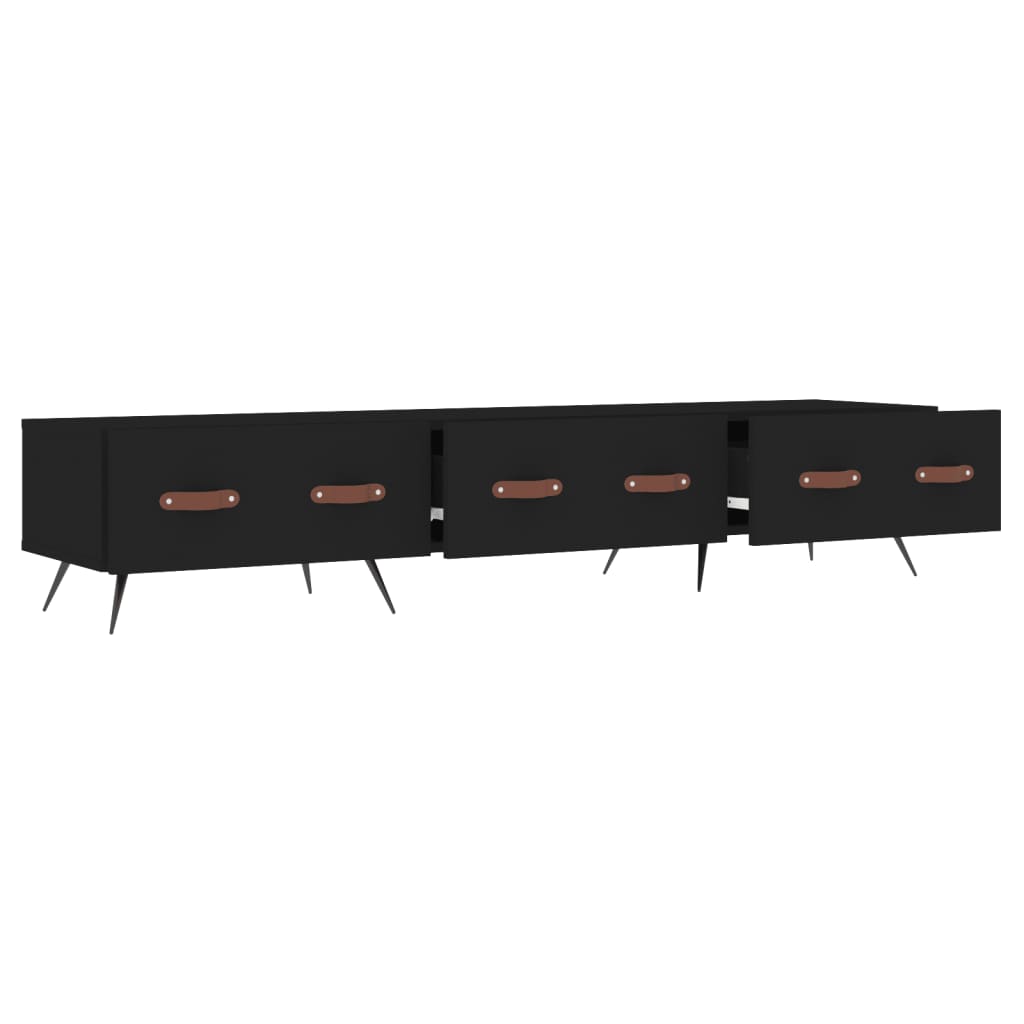 TV-Møbel Svart TV-benk 150x36x30 cm