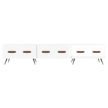 TV-Møbel Høyglans Hvit TV-benk 150x36x30 cm
