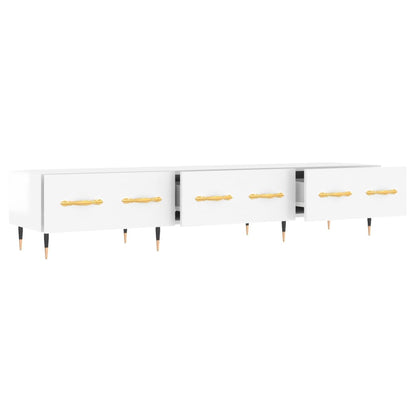 TV-Møbel Høyglans Hvit TV-benk 150x36x30 cm