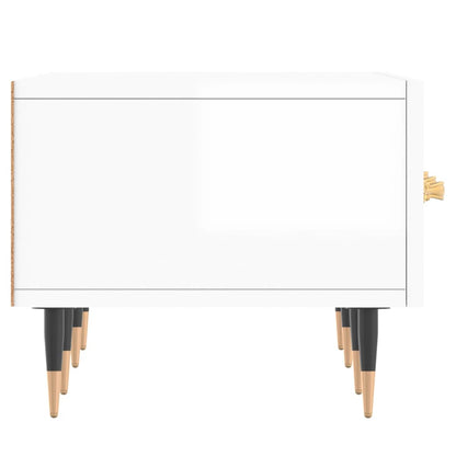 TV-Møbel Høyglans Hvit TV-benk 150x36x30 cm