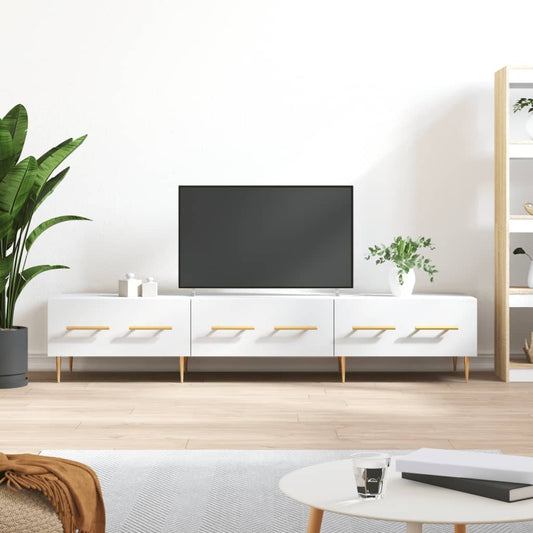 TV-Møbel Hvit TV-benk 150x36x30 cm