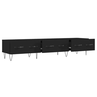 TV-Møbel Svart TV-benk 150x36x30 cm