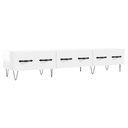 TV-Møbel Høyglans Hvit TV-benk 150x36x30 cm