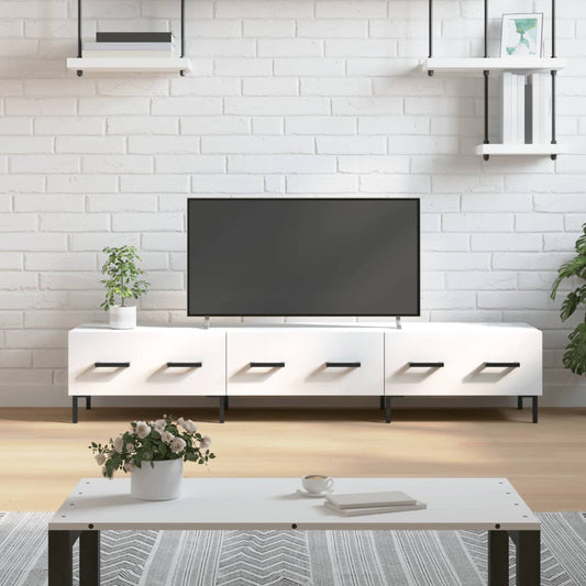 TV-Møbel Hvit TV-benk 150x36x30 cm