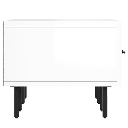 TV-Møbel Høyglans Hvit TV-benk 150x36x30 cm