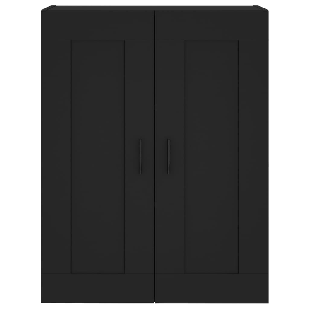 Veggskap Svart 69,5x34x90 cm