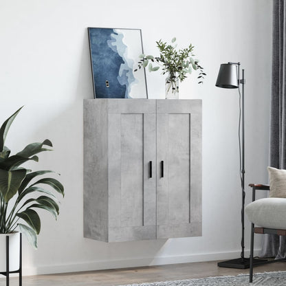 Veggskap Betonggrå 69,5x34x90 cm
