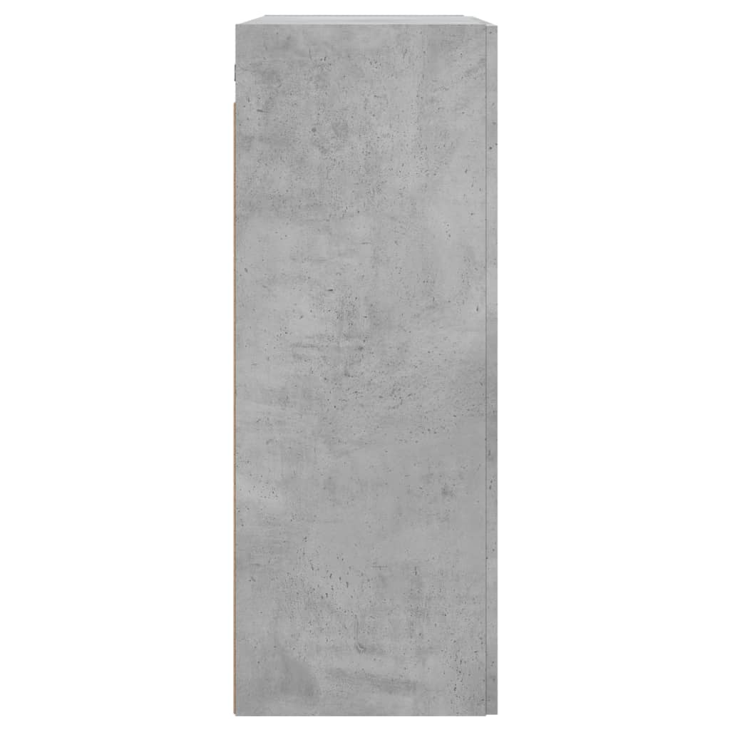 Veggskap Betonggrå 69,5x34x90 cm