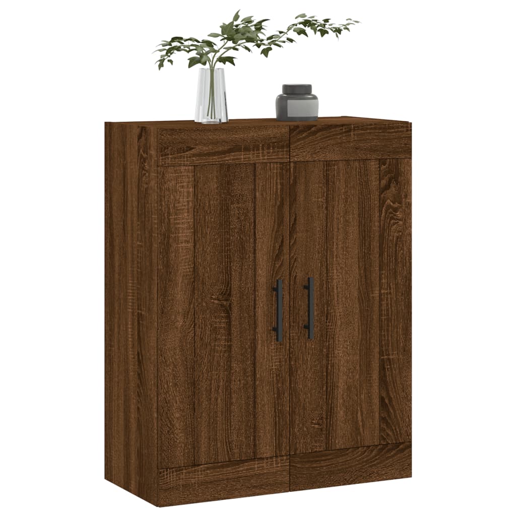 Veggskap Brun Eik 69,5x34x90 cm