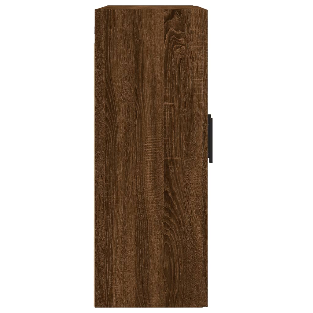 Veggskap Brun Eik 69,5x34x90 cm