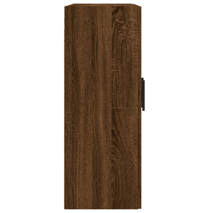 Veggskap Brun Eik 69,5x34x90 cm