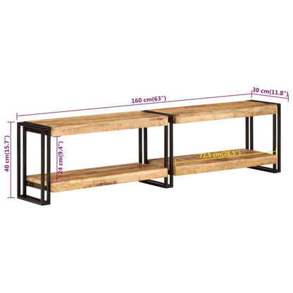 TV-Møbel Tre TV-benk heltre mango 160x30x40 cm