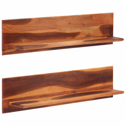 Vegghylle Tre 2 stk 112x20x26 cm heltre akasie