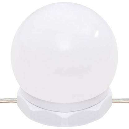 Sminkebord Brun Eik LED 96x40x142 cm
