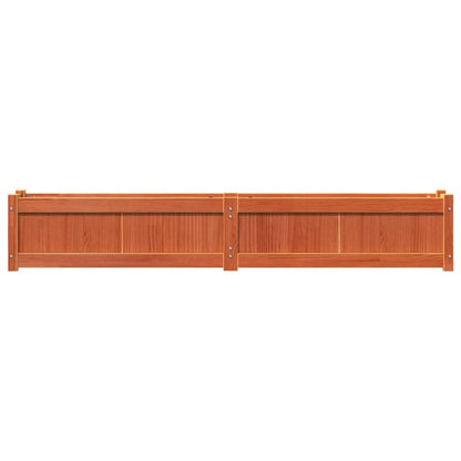 Hageplantekasse voksbrun 180x31x31 cm heltre furu