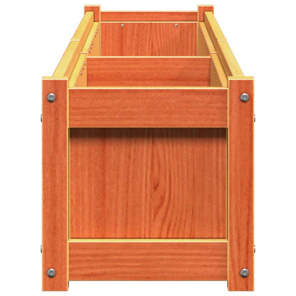Hageplantekasse voksbrun 180x31x31 cm heltre furu