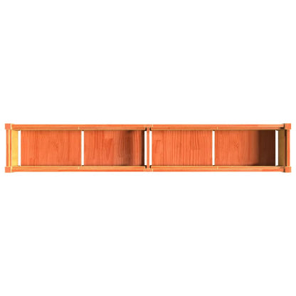 Hageplantekasse voksbrun 180x31x31 cm heltre furu