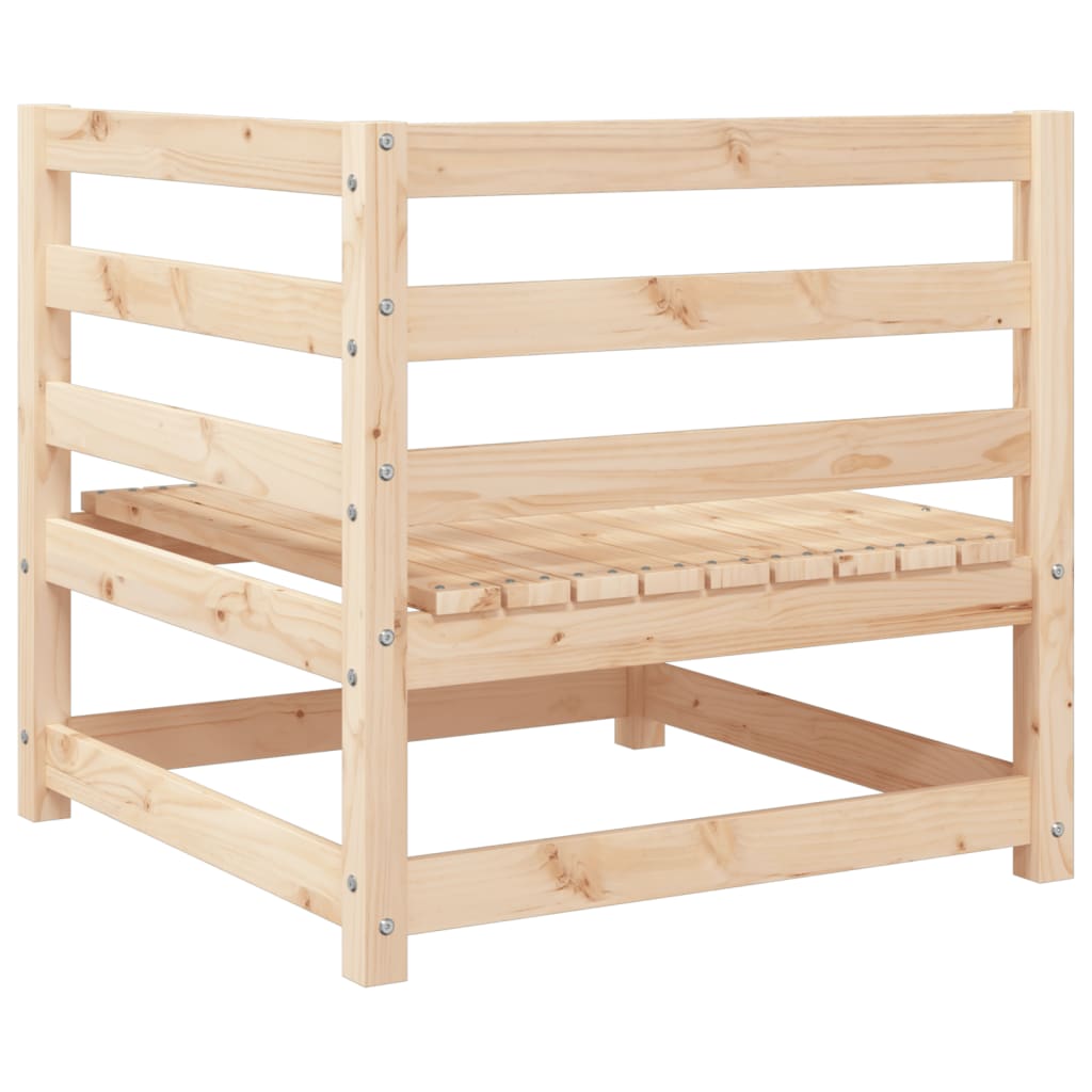 Hagesofa for hjørne 70x70x67 cm heltre douglasgran
