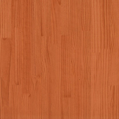 Hageplantekasse voksbrun 50x50x50 cm heltre furu