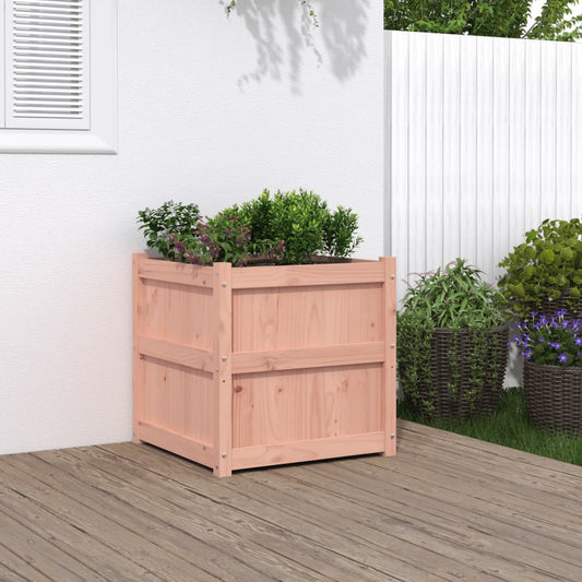 Utendørs Blomsterkasse Plantekasse Tre 60x60x60 cm heltre douglasgran