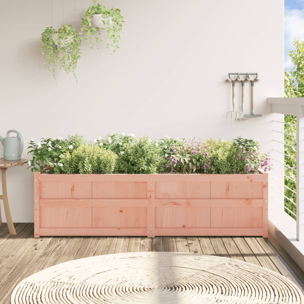 Utendørs Blomsterkasse Plantekasse Tre 180x50x50 cm heltre douglasgran