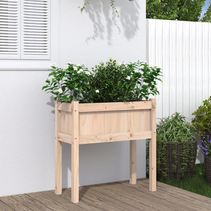 Hageplantekasse med ben 70x31x70 cm heltre furu